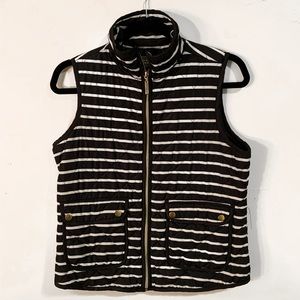 Striped Puffer Vest